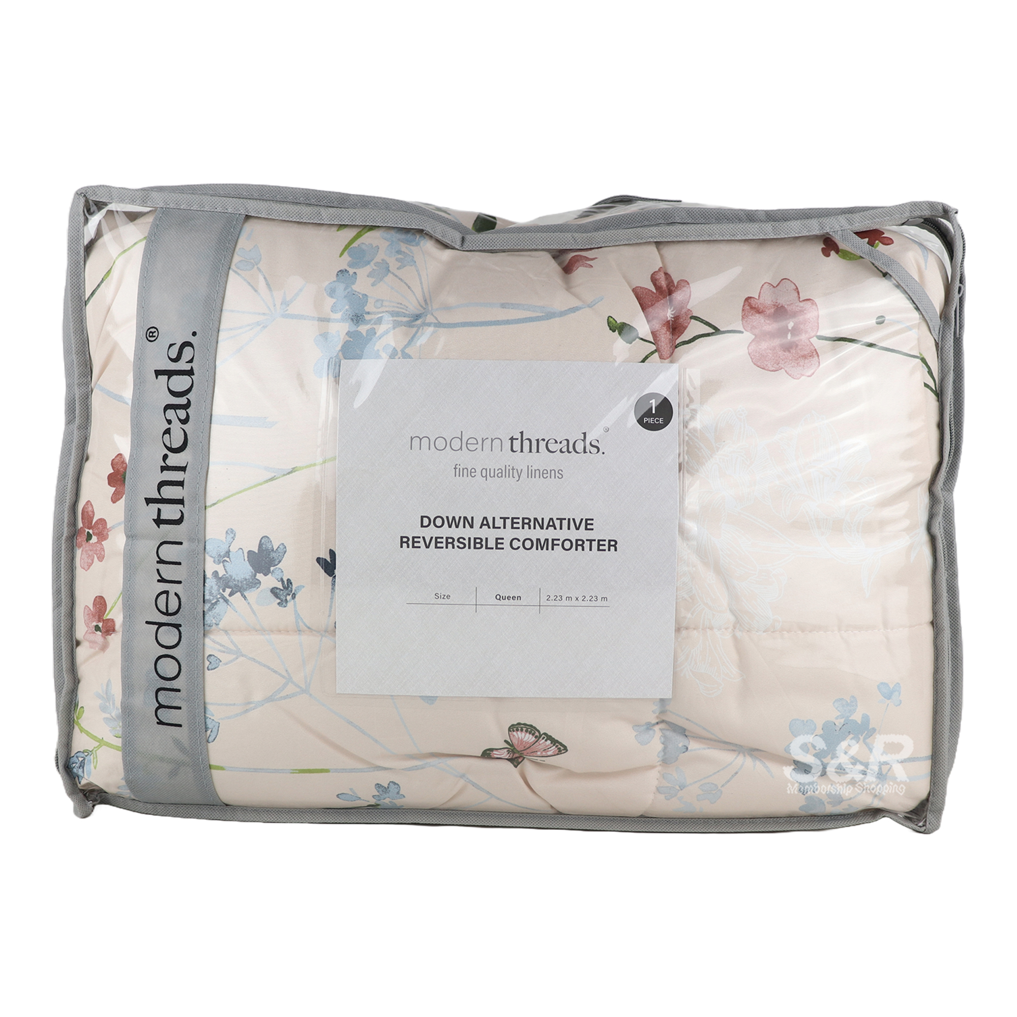 Modern Threads Down Alternative Reversible Comforter Queen Size Modern Threads Down Alternative Reversible Comforter Queen Size